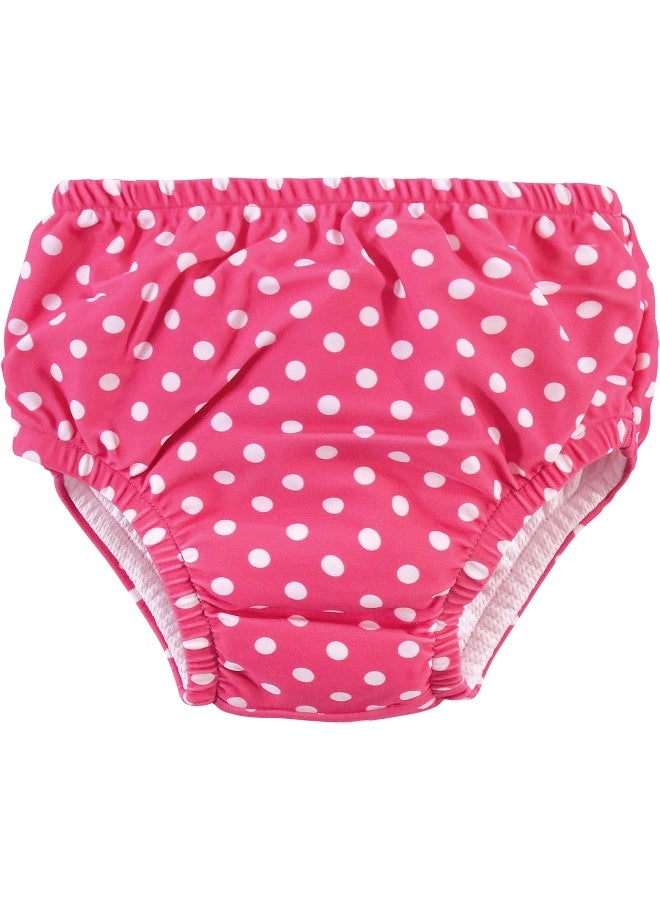 Hudson Baby Unisex Baby Swim Diapers, Daisy, 4 Toddler - Image 4